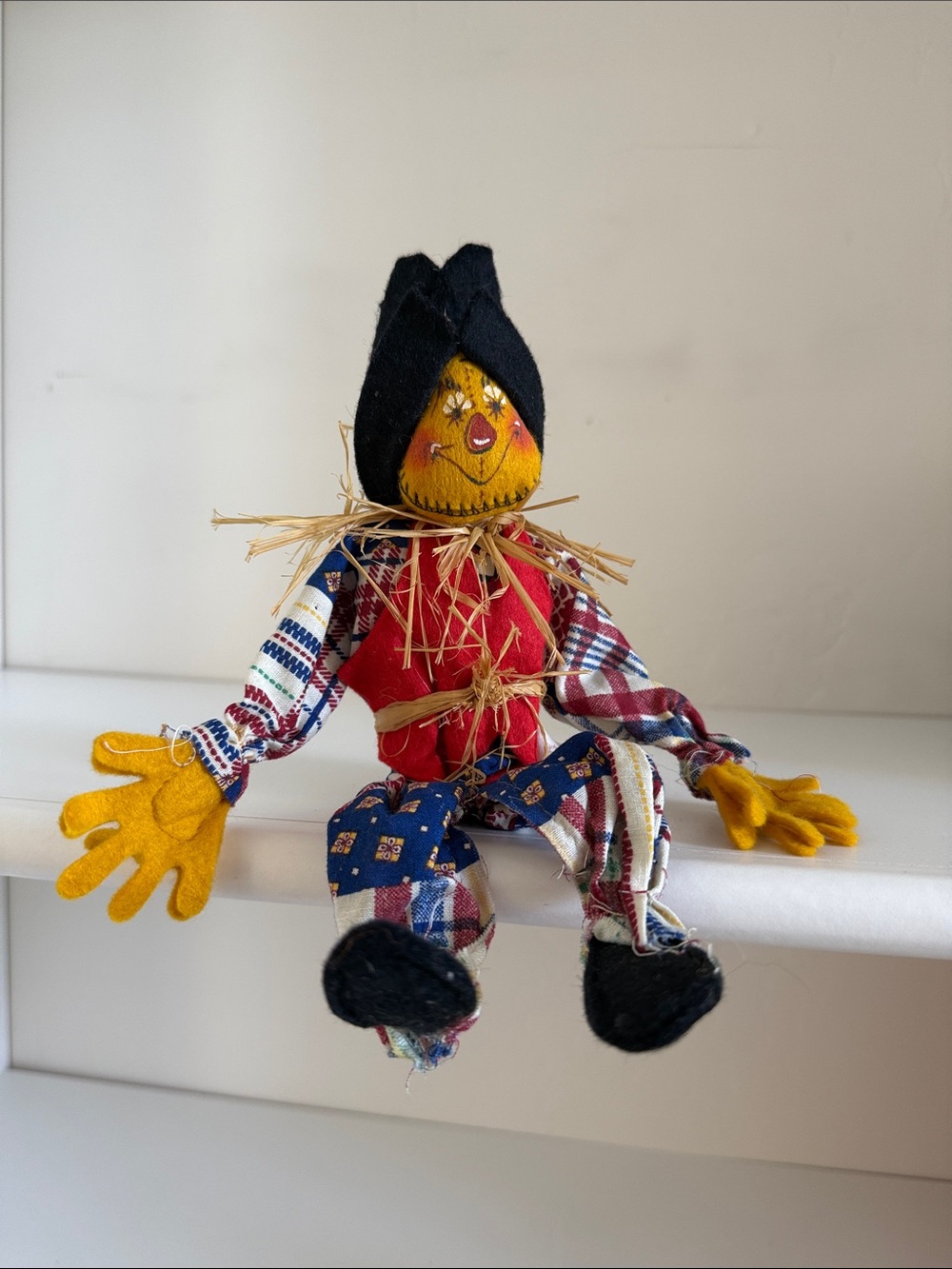 Annalee “Patchwork Scarecrow” 9in. 1971 - Halloween Decor